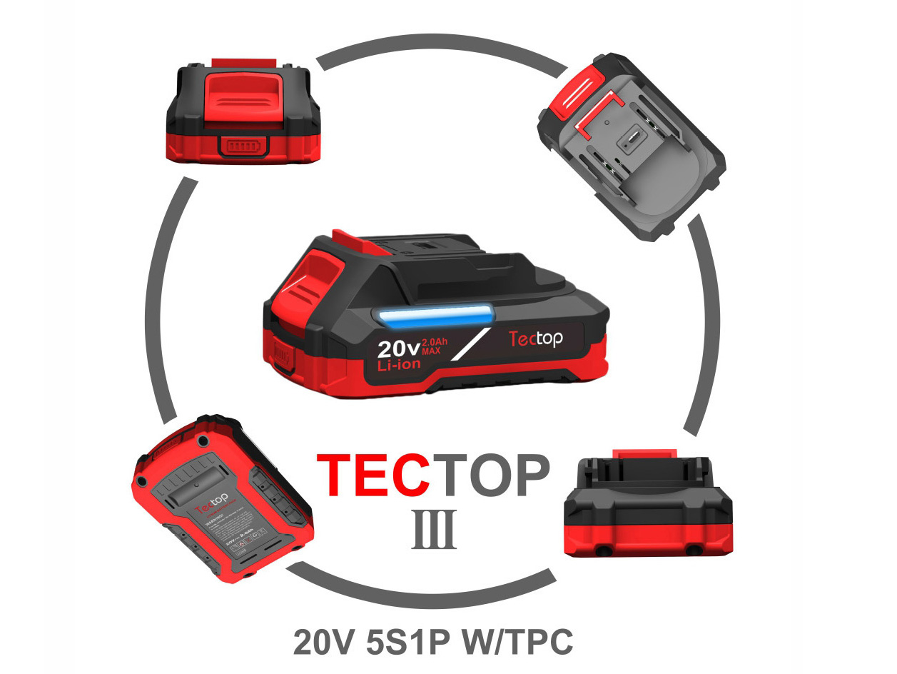 TT3-20V-5S1P-W/TPC-18650-1.5/2.0/2.5/3.0Ah