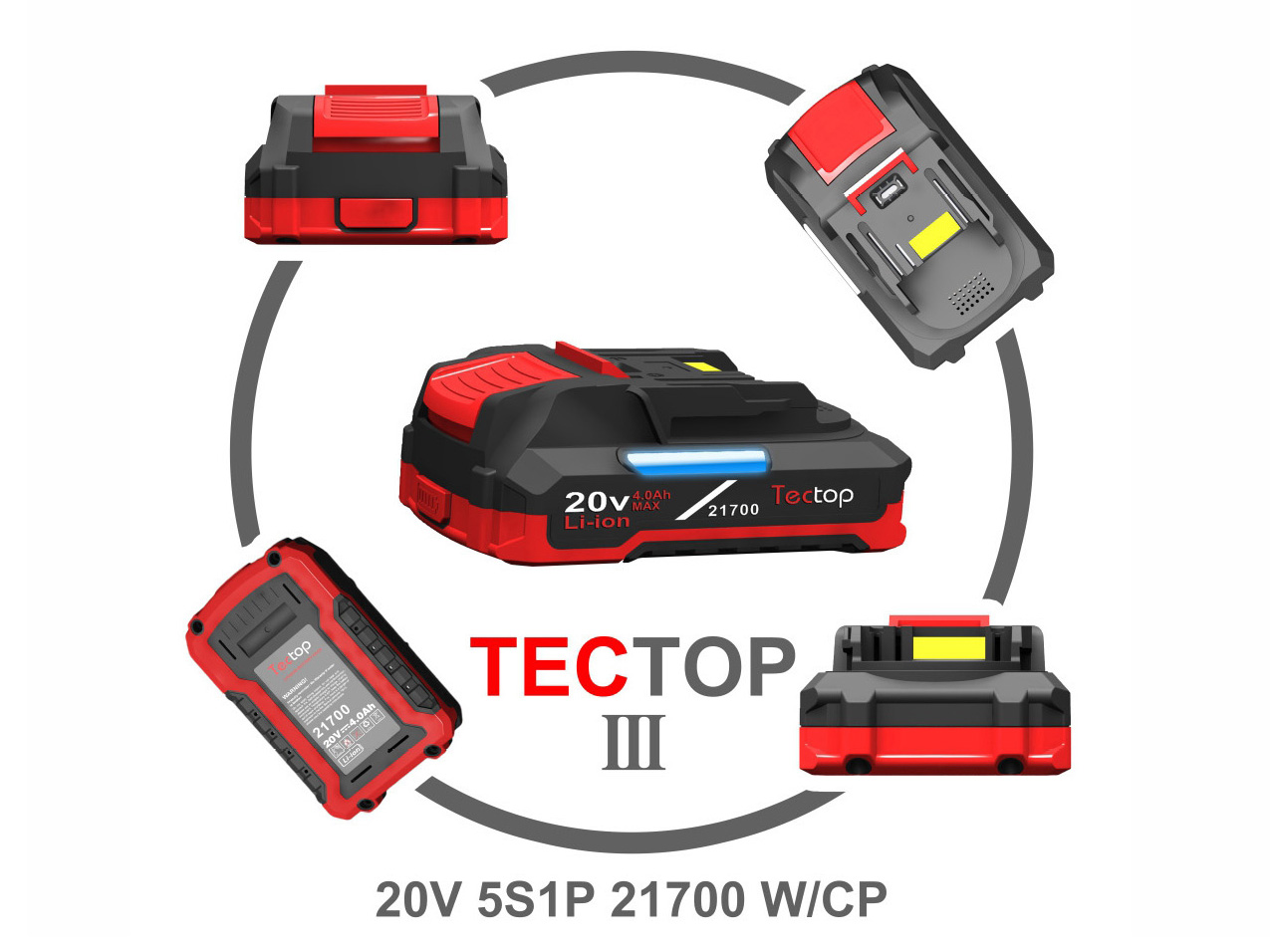 TT3-20V-5S1P-W/CP-21700-4.0Ah
