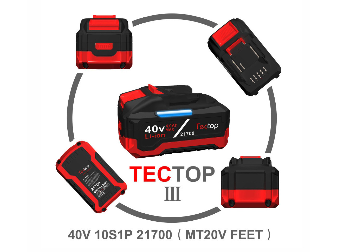 TT3-40V-10S1P-21700-4.0Ah(MT20V FEET)